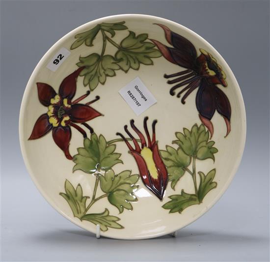 A modern Moorcroft bowl diameter 26.5cm